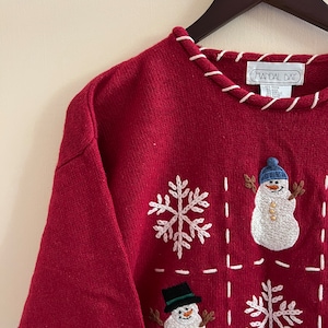 Vintage Mandal Bay snögubbetröja