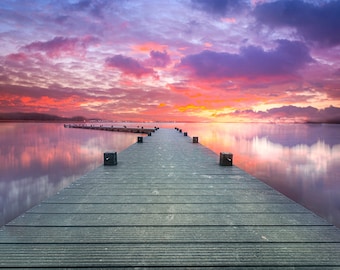 sunset lake digital download