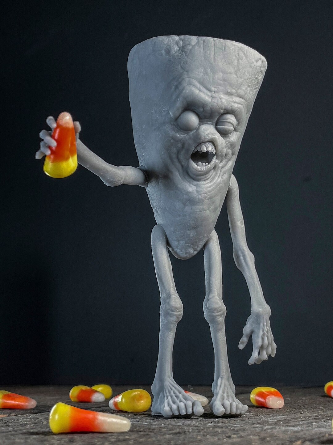 3D Printed Spooky Halloween Candy Corn Zombie Etsy
