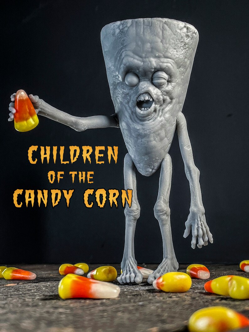 3D Printed Spooky Halloween Candy Corn Zombie Etsy