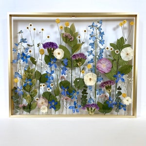 Pressed Flower Frames, natural art, botanical, bouquet, floral art, nursery art