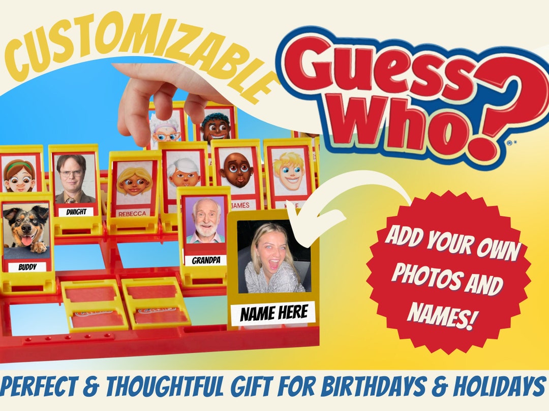 Personalized Guess Who Template - Etsy