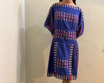 80s Anna Sui silk dress