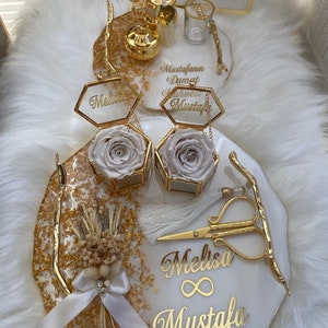Engagement Tray Set | Verlobungstablett Set | Nisan Tepsi Seti