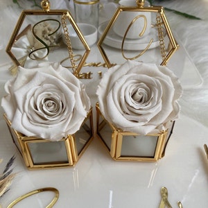 Ringboxes with infinity roses
