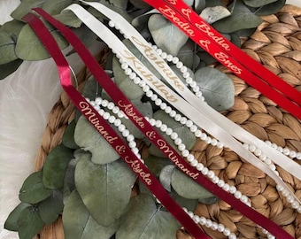 Ringband 100 cm Engagement Ribbon Personalized - Personalisiertes Verlobung Ringband 100 cm