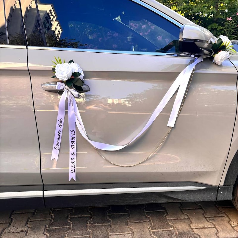 Wedding Car Ribbon - Etsy UK