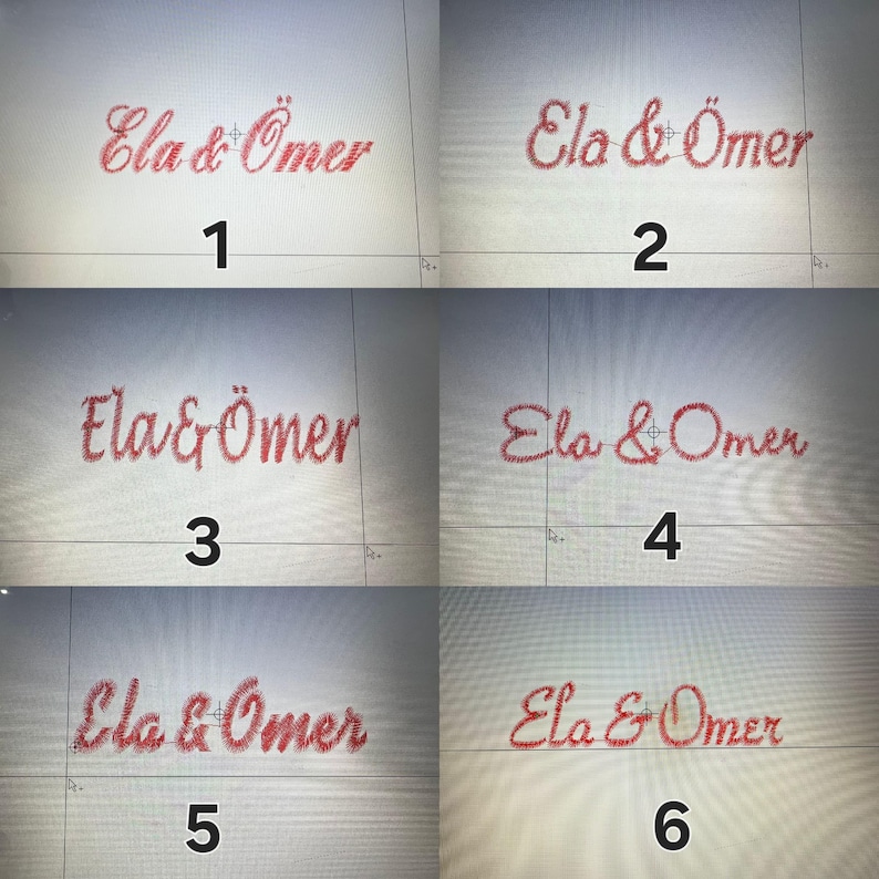 Embroidery Text Font