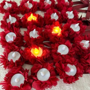 Henna 10x Led Kerze - Henna 10x Led Candle - Kına 10x Led Mum