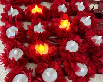 Henna 10x Led Kerze - Henna 10x Led Kaars - Kına 10x Led Mum