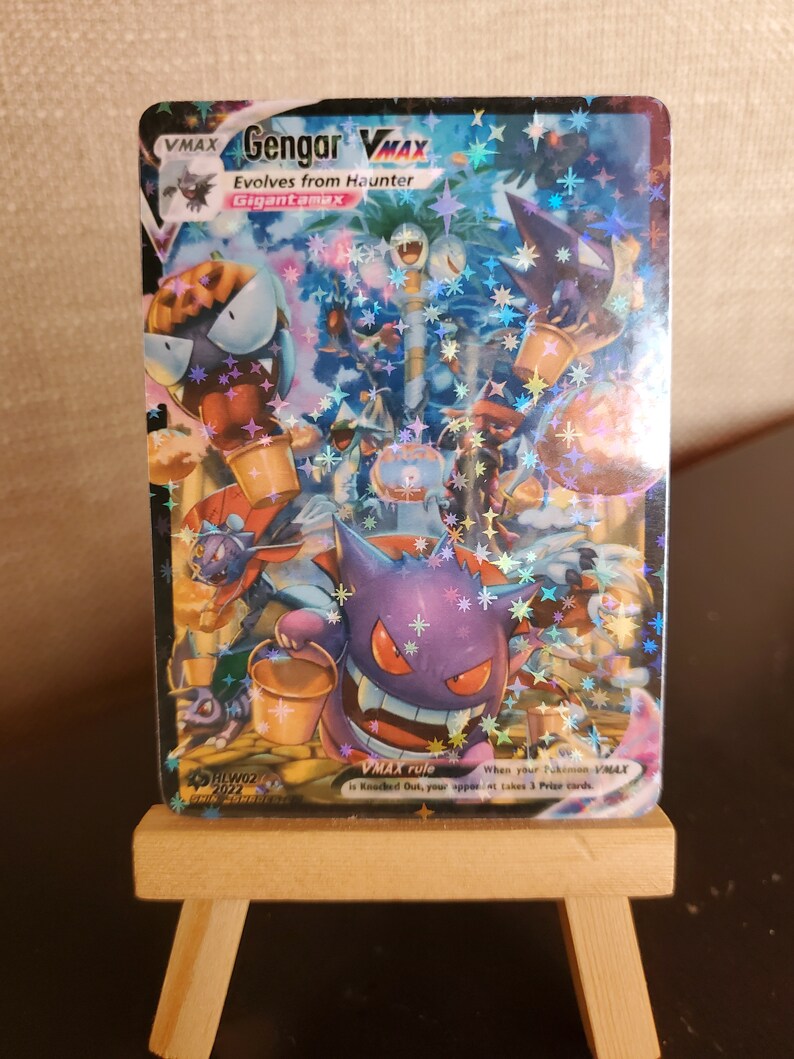 HALLOWEEN GENGAR Star Finish Vmax Orica Cardhlw02special Etsy