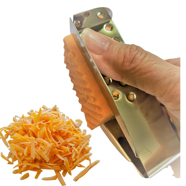 SAFEGRATE Hand Guard Protector for Grating, Slicing, Zesting and Shredding Cheese, Vegetables, Citrus Food, Ginger etc on any size grater.