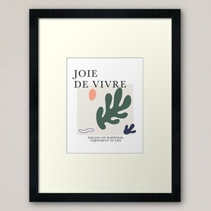 Joie De Vivre / Joy of Living Wall Print / Printable / Digital ...