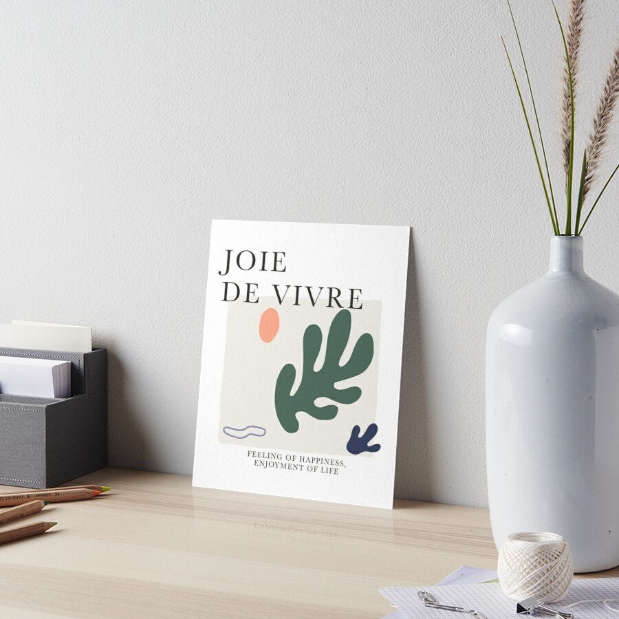 Joie De Vivre / Joy of Living Wall Print / Printable / Digital ...