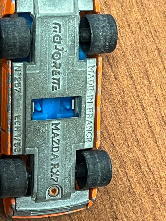 Majorette Orange Mazda RX7 Die Cast Sports Car, No. 257 - Etsy