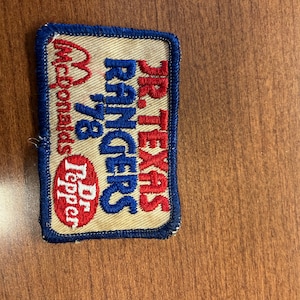 JR. Texas Rangers '78 Patch