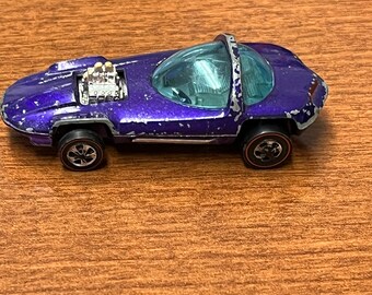 1971 Hot Wheels Rrrumblers Rip Snorter Motorcycle With Blue Rider