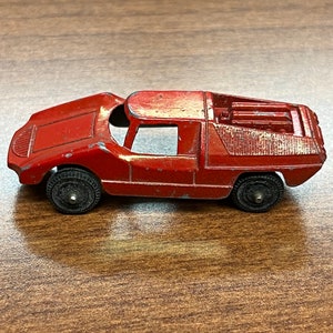 Tootsietoy Fiat Abarth Red toy car