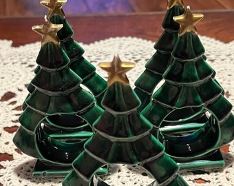 Christmas Tree Napkin Ring Holders