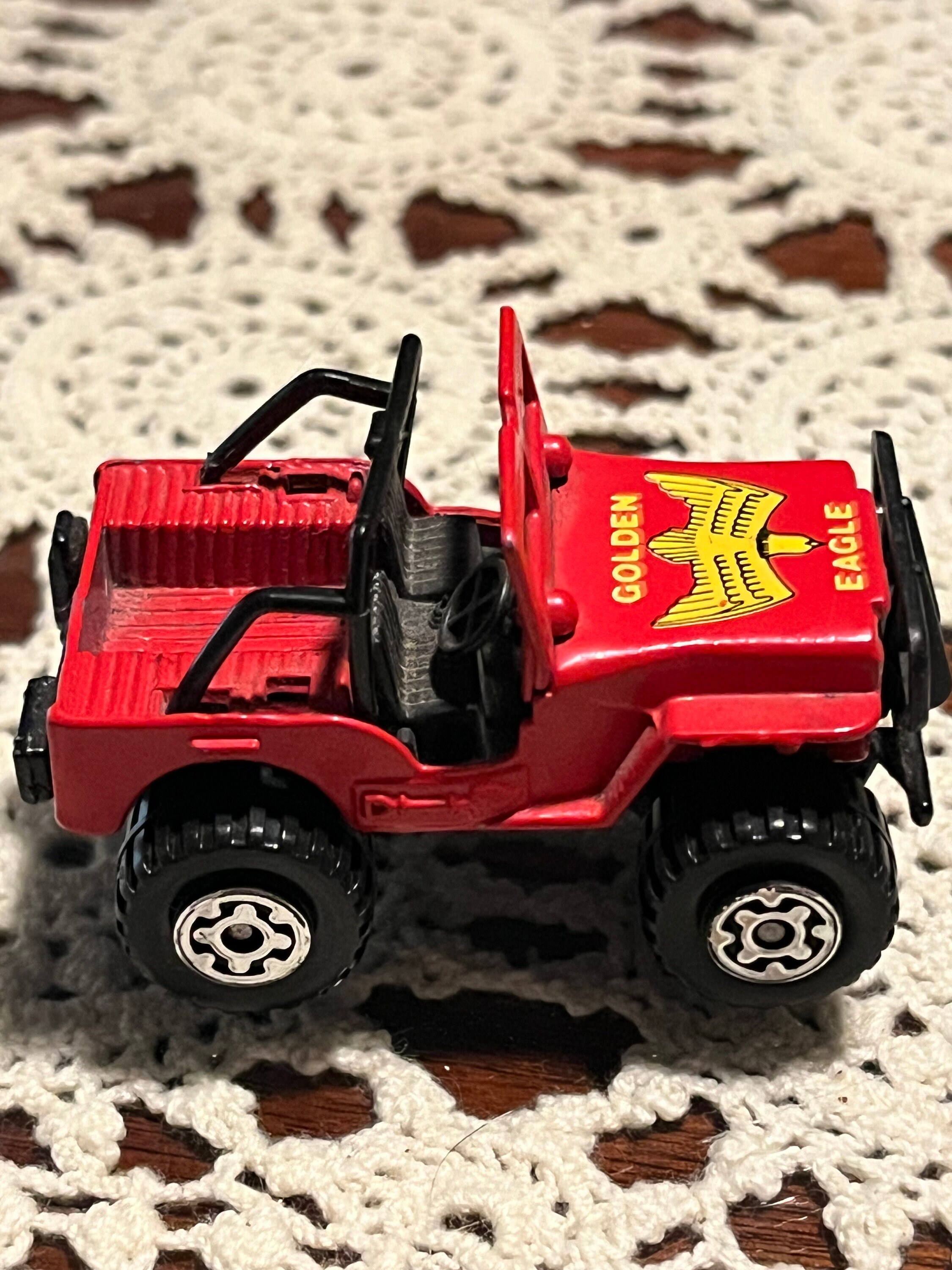 Jeep rouge Matchbox 4x4 Golden Eagle Etsy France