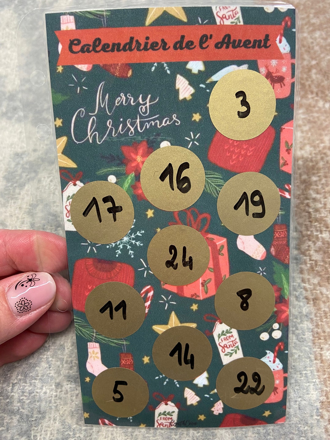 Scratch Advent Calendar Etsy