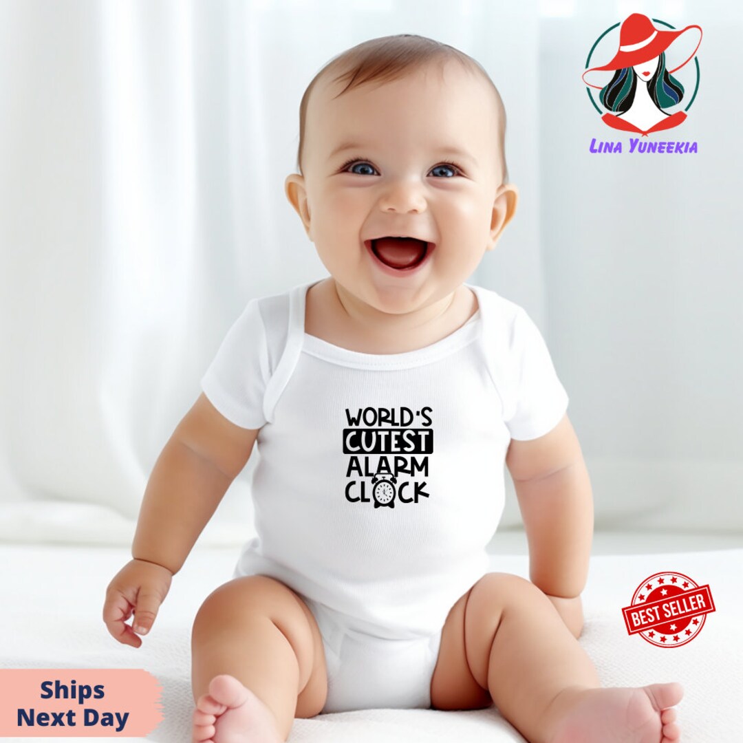 World's Cutest Alarm Clock Onesie Alarm Clock Onesie Etsy