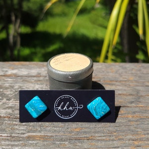 Turquoise Lover | Stud Earrings | Handmade Earrings | Statement Earrings | Unique Earrings | Handcrafted Jewelry