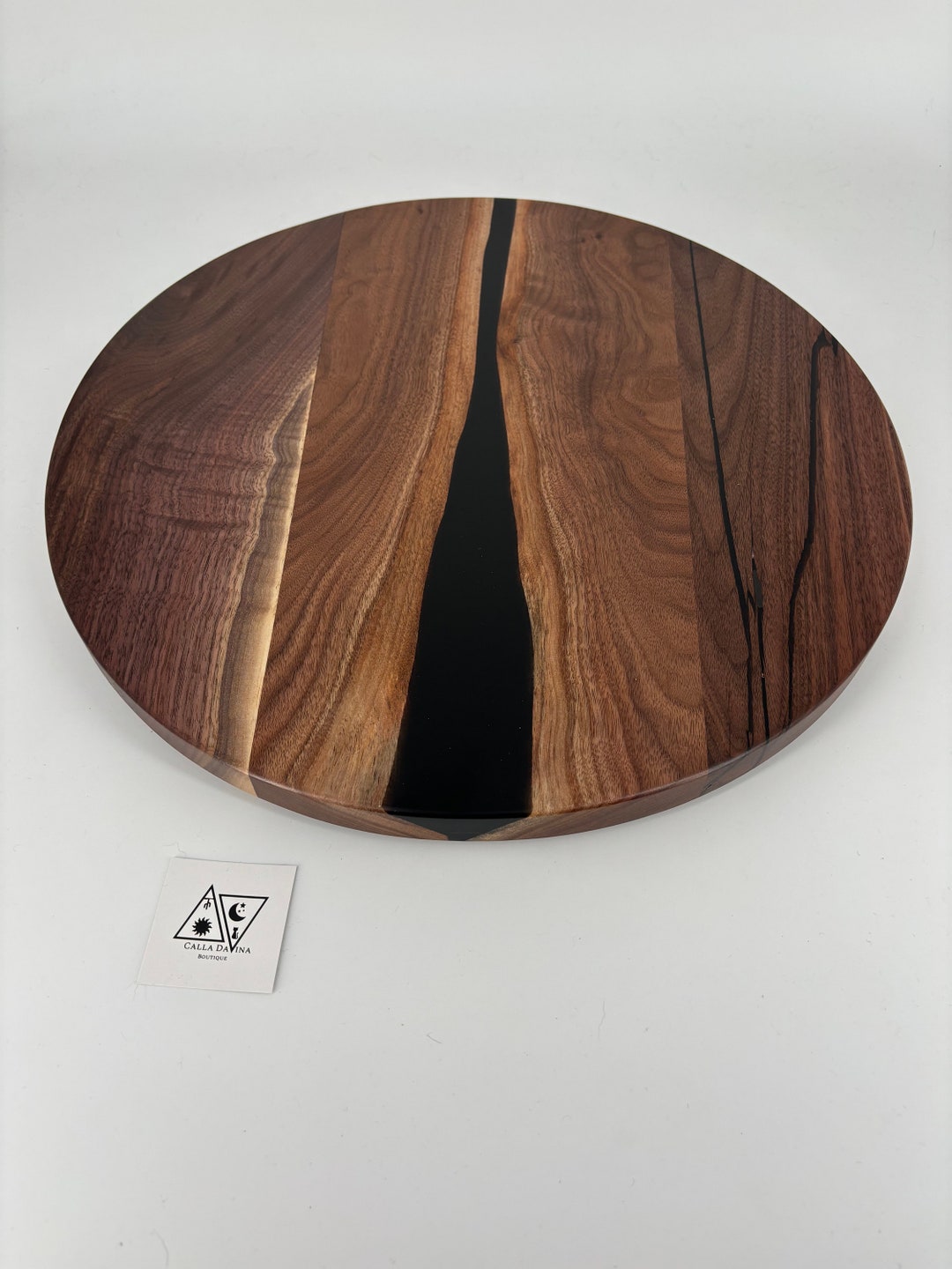 Midnight Black Lazy Susan Etsy