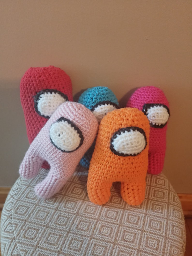 Among Us Crochet Stuffies Among Us Crochet Toys Plush Etsy
