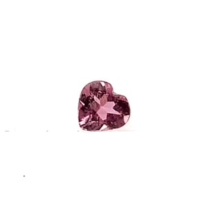 Natural Pink Tourmaline || Heart Cut Tourmaline || 0.55CTS, 5.7x5MM || Perfect for Ring & Earrings || Free Shipping ||