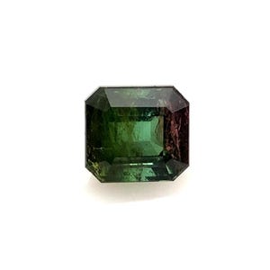 Natural Bicolor Watermelon Tourmaline || Cushion Cut Tourmaline || 4.64CTS, 9.3x8.5 MM || Perfect for Ring & Earrings || Free Shipping ||