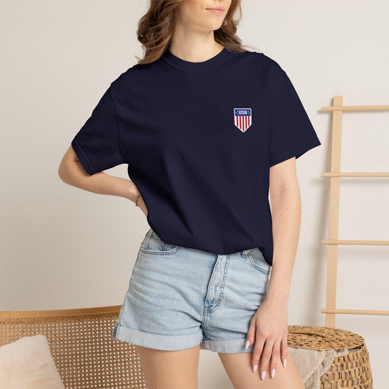 USA '26 Fussball Jersey Tee | Komfort Colors® American Football Shirt | USMNT Fanbekleidung Bild 12