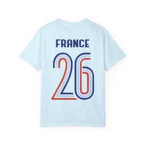 T-shirt Coupe du Monde France '26 en jersey rétro | T-shirt de football Les Bleus | Cadeau de fan de football français pour lui image 6