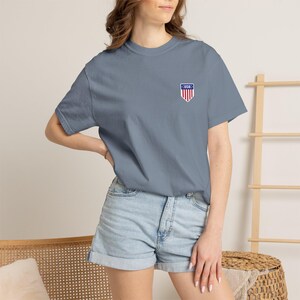 USA '26 Fussball Jersey Tee | Komfort Colors® American Football Shirt | USMNT Fanbekleidung Bild 13