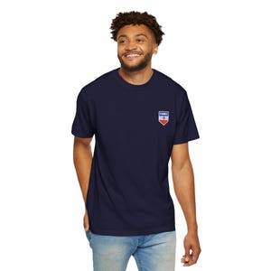 T-shirt Coupe du Monde France '26 en jersey rétro | T-shirt de football Les Bleus | Cadeau de fan de football français pour lui image 15