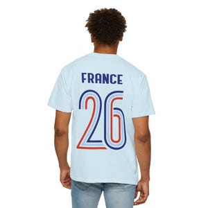 T-shirt Coupe du Monde France '26 en jersey rétro | T-shirt de football Les Bleus | Cadeau de fan de football français pour lui image 18