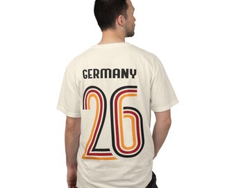 Camiseta de fútbol de Alemania '26 / Camiseta de fútbol alemana Comfort Colors® / Regalo para aficionados al Mundial