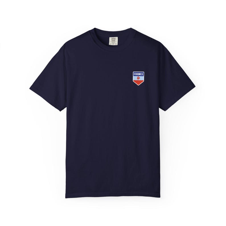 T-shirt Coupe du Monde France '26 en jersey rétro | T-shirt de football Les Bleus | Cadeau de fan de football français pour lui image 8