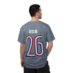 USA '26 Fussball Jersey Tee | Komfort Colors® American Football Shirt | USMNT Fanbekleidung Bild 1
