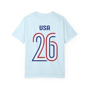 USA '26 Fussball Jersey Tee | Komfort Colors® American Football Shirt | USMNT Fanbekleidung Bild 10