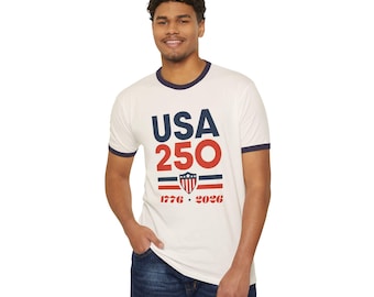 Camiseta conmemorativa del 250 aniversario de EE. UU. / Camiseta retro patriótica / 250 aniversario de Estados Unidos / 4 de julio