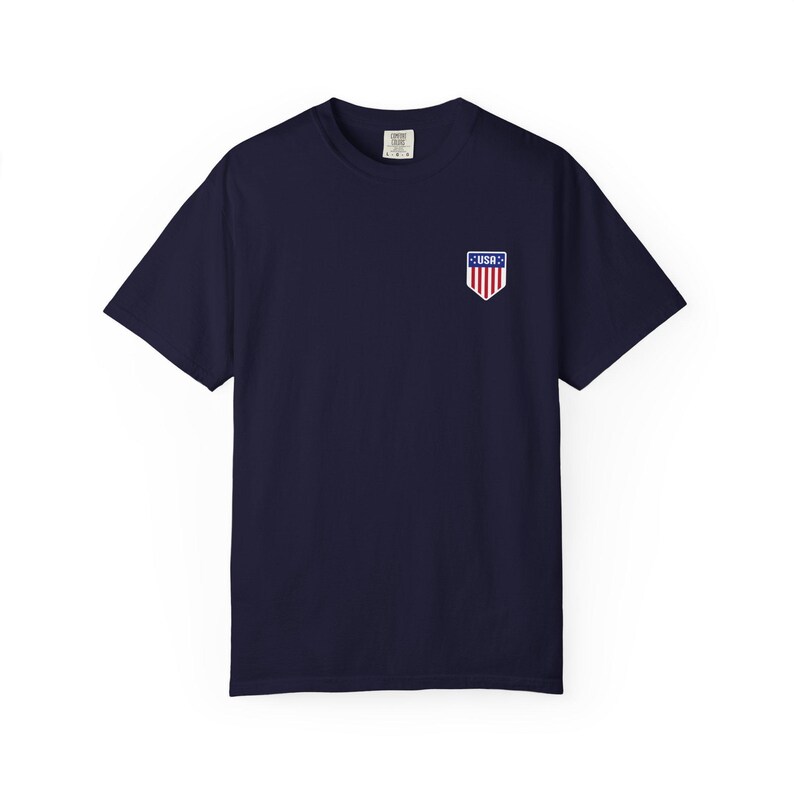 USA '26 Fussball Jersey Tee | Komfort Colors® American Football Shirt | USMNT Fanbekleidung Bild 6
