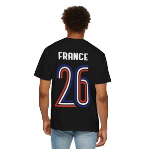 T-shirt Coupe du Monde France '26 en jersey rétro | T-shirt de football Les Bleus | Cadeau de fan de football français pour lui image 20
