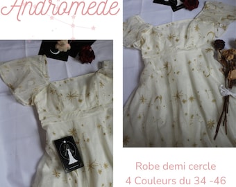 Robe demi cercle étoile - Andromède