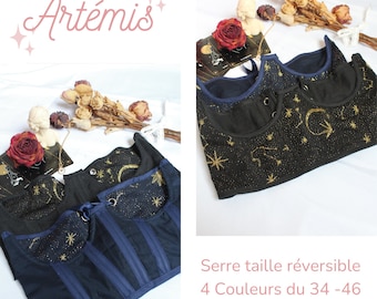 Corset Serre Taille Étoilé Artémis ( Réversible)