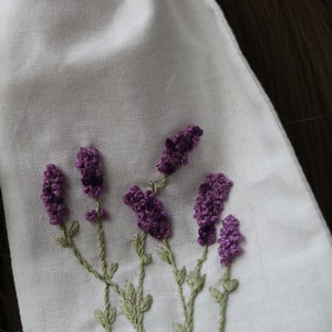 Embrodidered Bow Lavander image 5