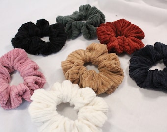 Corduroy scrunchie