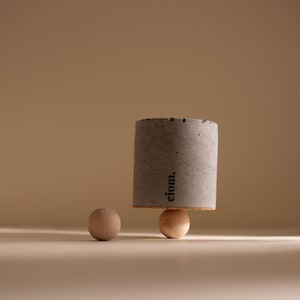 Handgemaakte luxe betonnen kaars | Sojakaars | Betonkaars | Geurkaars | Houten lont | Woondecoraties | Kaarscadeau | Minimalistische kaars |Beton