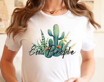 Plantrovert, Ew People T-Shirt, I hate people shirt, Introvert T-Shirt, Plantrovert, anti social shirt, Funny T-Shirts,