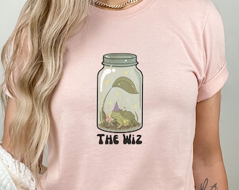 Funny Frog Shirt, Frog And Mushroom Shirt, Cute Frog Shirt, Women frog Shirt, Mushroom T Shirt, Mushroom Shirt, Funny Animal Shirt, The Wiz